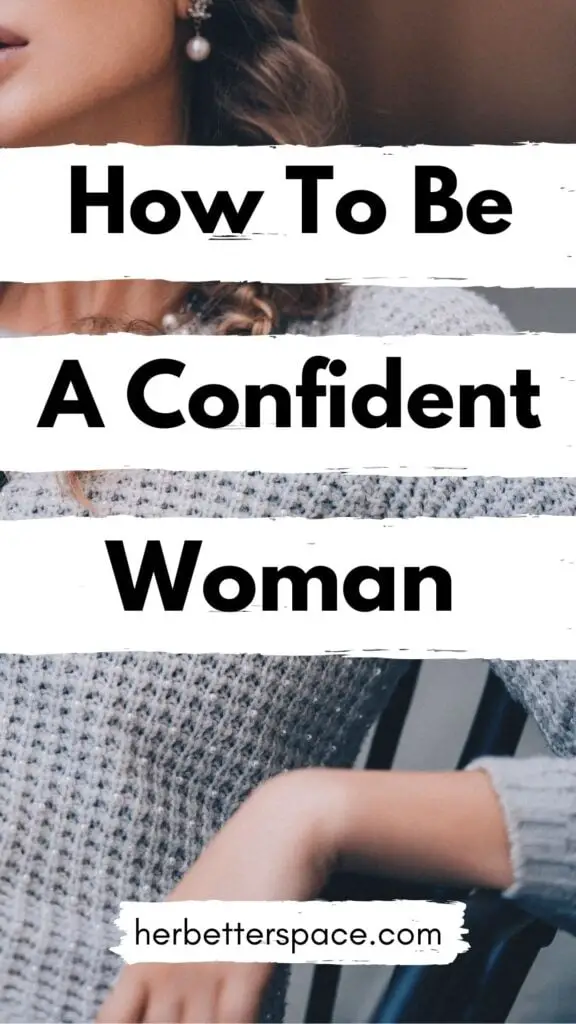 how to be a confident woman
