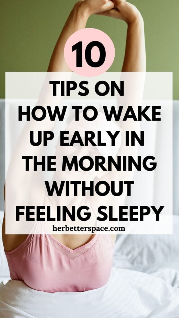 how to wake up early in the morning