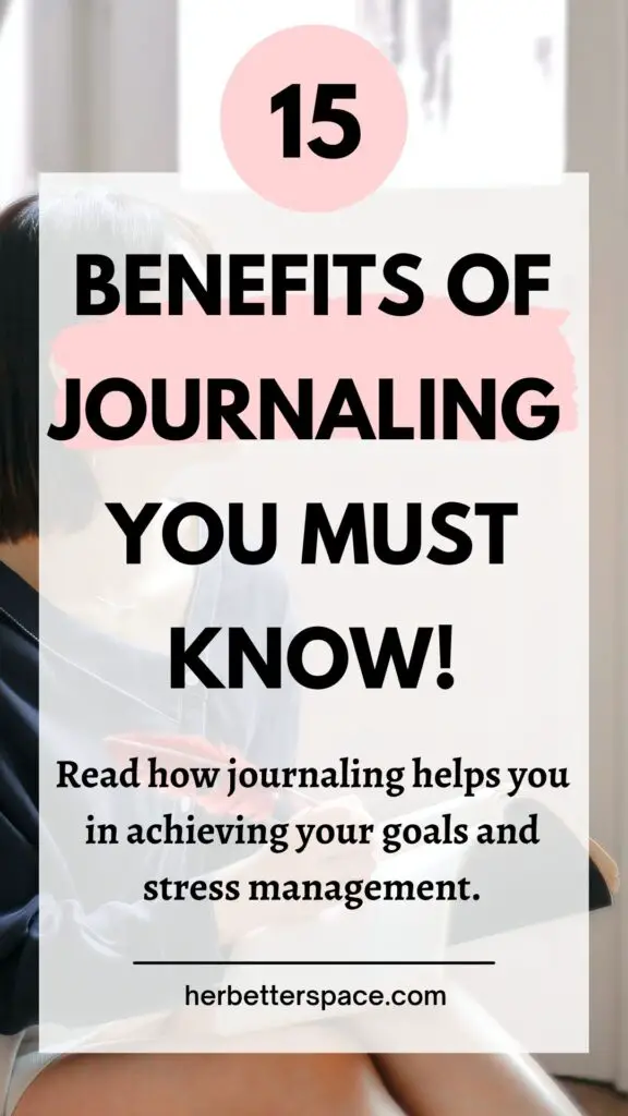 benefits of journaling