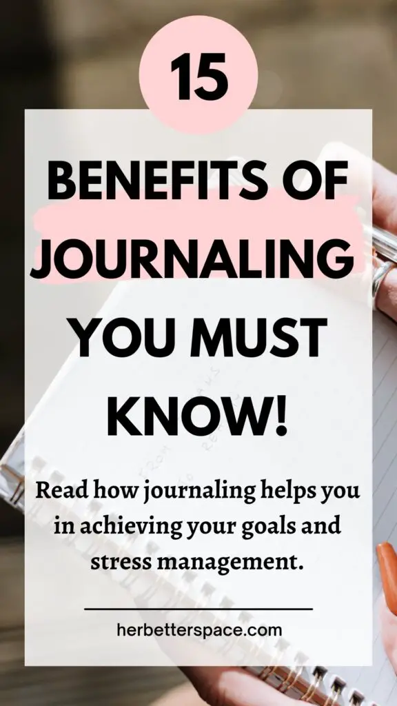 benefits of journaling