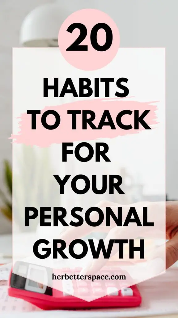 habits to track