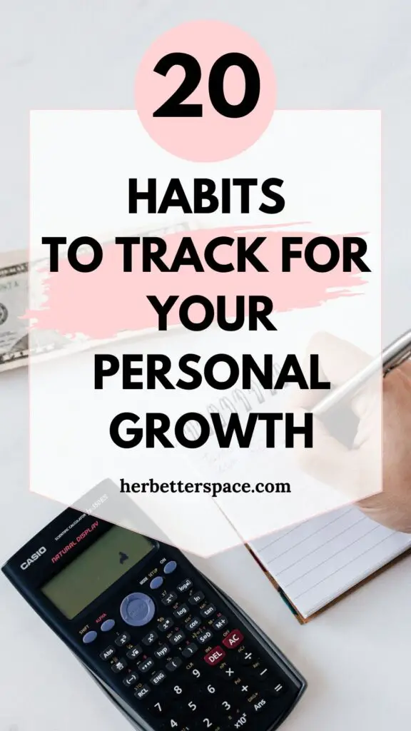 habits to track